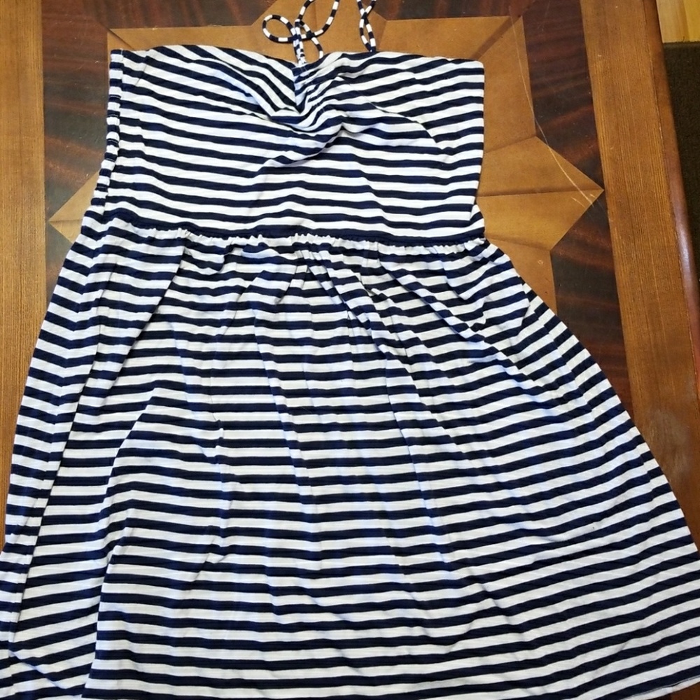 It's almost time for the beach! Cute halter dress